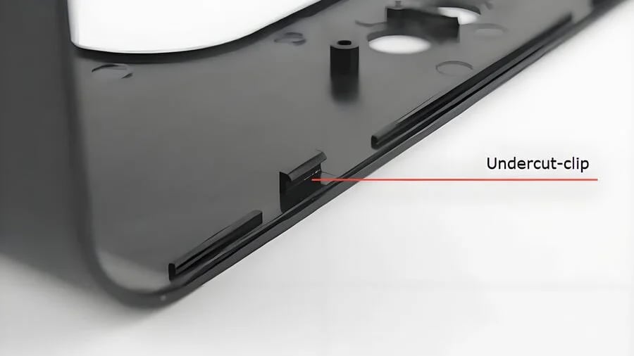 3D illustration showing different mold release angles for various materials