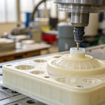 Close-up of a high-quality injection molded product