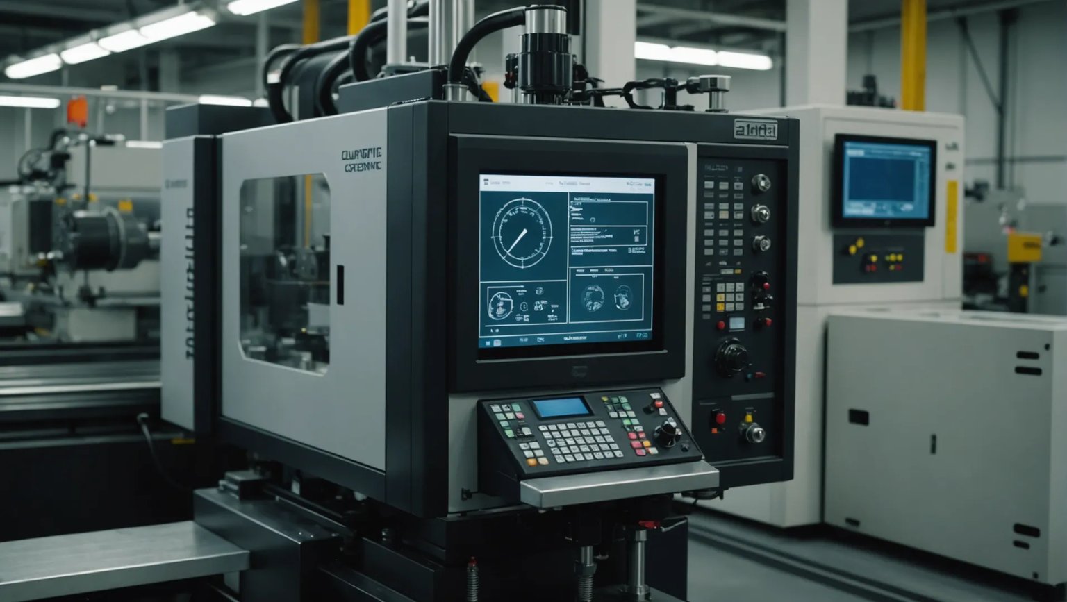 Injection molding machine illustrating decompression process
