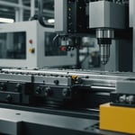 Dual-cavity mold in operation, showing two identical products being molded simultaneously.