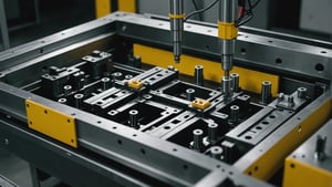 Injection mold with efficient feeding system design