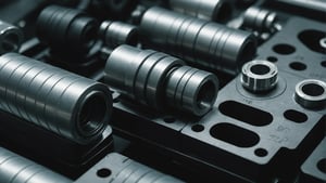 Flexible injection molded parts in a manufacturing setting