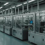 Injection molding machine producing food packaging items