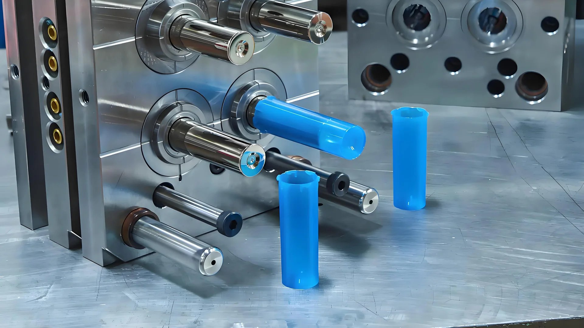 Air top demoulding process in a factory setting