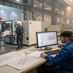 Injection mold development process in a factory setting