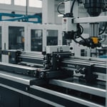 Injection molding machine in operation with optimized process