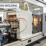 Detailed technical diagram of the injection molding process