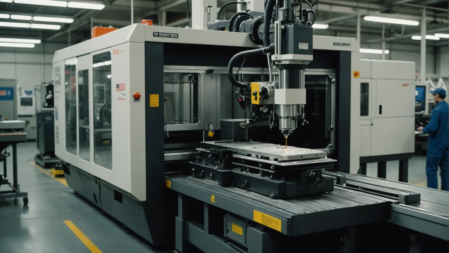 Injection molding machine with insufficient clamping force