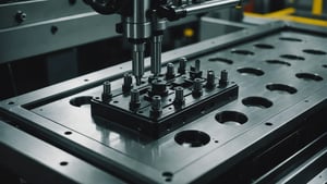 Injection molding machine with focus on the gate area