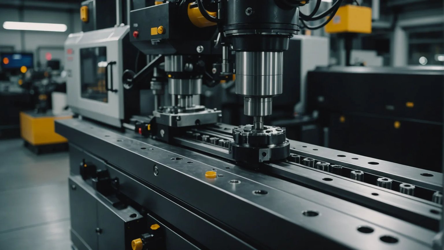 Injection molding machine with multi-cavity mold producing multiple products