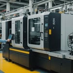 Injection molding process with focus on mold and material