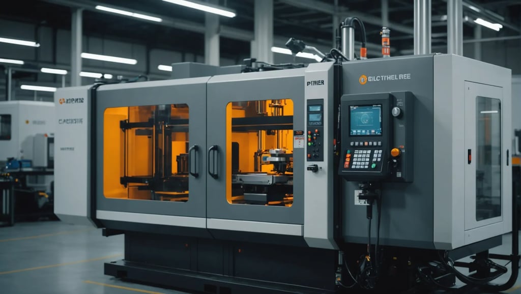 Injection molding machine with a focus on cycle optimization