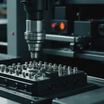 Injection molding machine with small parts