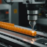 Injection molding machine demonstrating transfer position