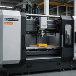 Injection molding machine producing two parts in a single mold