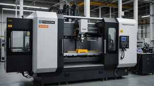 Injection molding machine producing two parts in a single mold