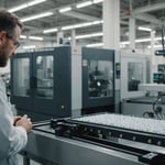 Injection molding machine producing lightweight parts