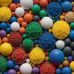 Various plastic granules for injection moulding