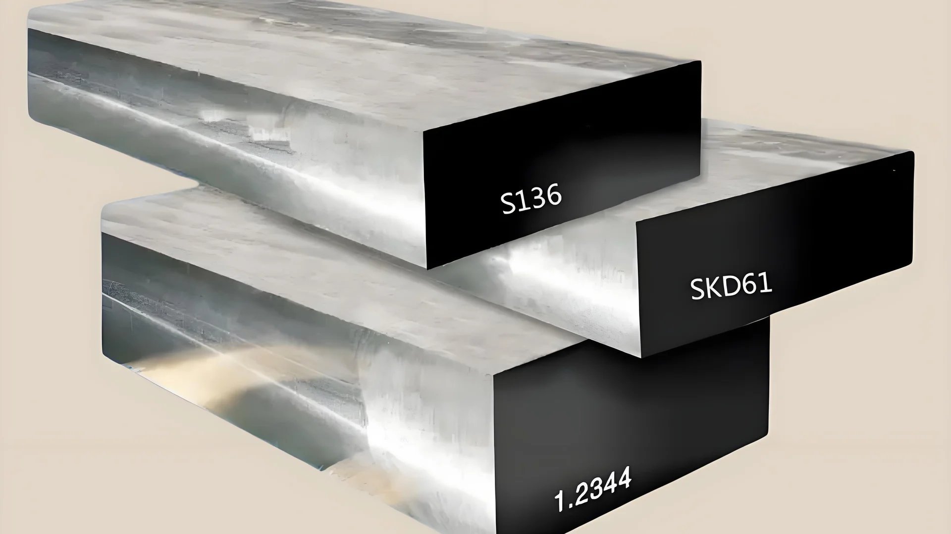 Close-up of high-quality steel channels