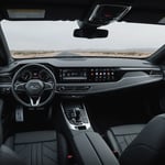 Modern car interior featuring plastic components