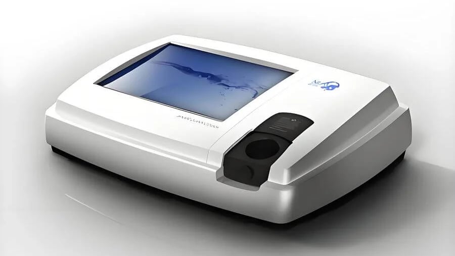 Sleek modern medical device with ergonomic design