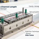 Technical diagram of mold design optimization