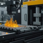 Injection molding machine with optimized mold design