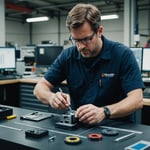 Measuring plastic mold shrinkage with calipers