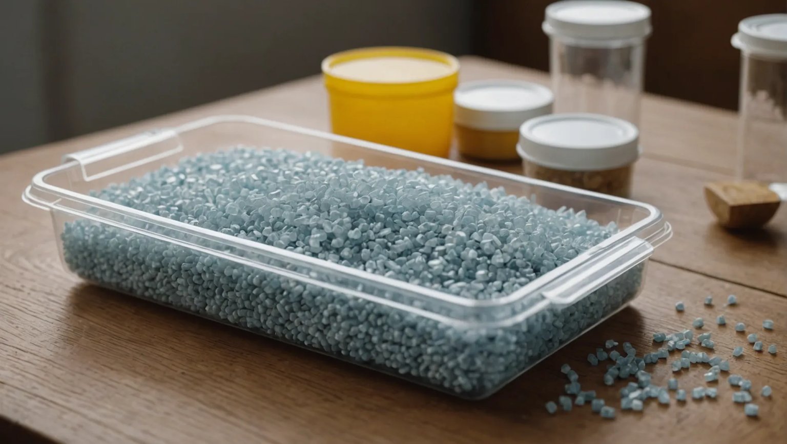 Polypropylene plastic granules and various applications