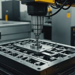 Precision injection molding machine with mold and product being demolded