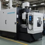 Injection molding machine with polystyrene material being processed