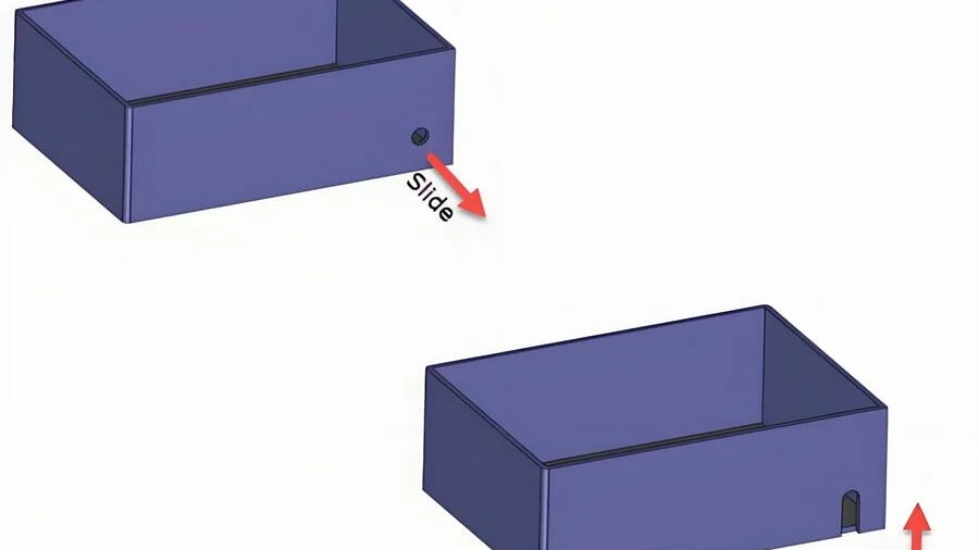 Slider mechanism in injection molding machine