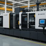 Injection molding machine with rapid cooling system