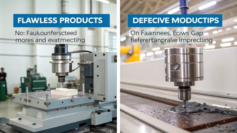 Diagram showing consequences of inconsistent shrinkage in manufacturing