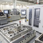Advanced manufacturing facility with high-precision machinery