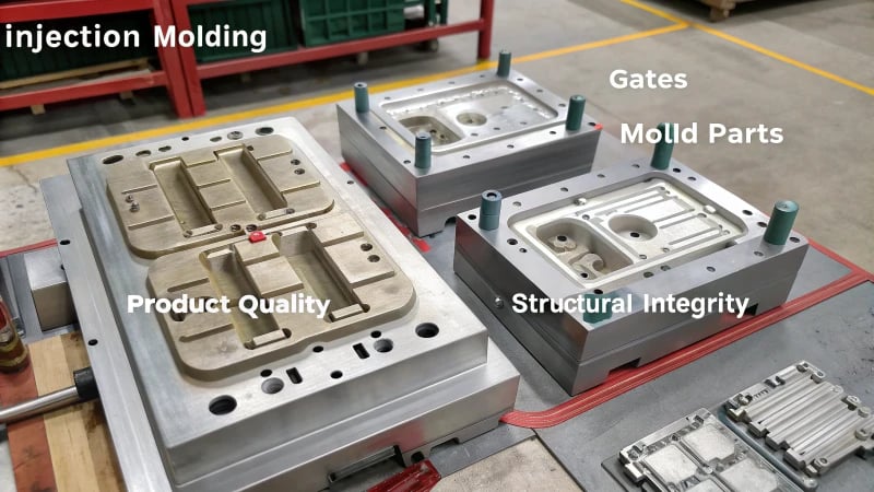 Comparison of a single-cavity mold and a multi-cavity mold in a workshop