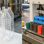 Comparison of blow molding and injection molding processes