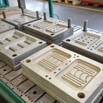 Illustration of cooling channel layouts in mold design