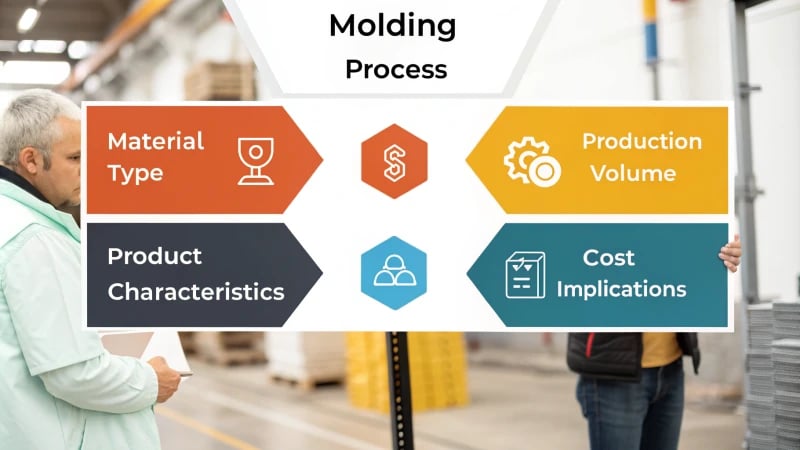 Infographic on choosing a molding process