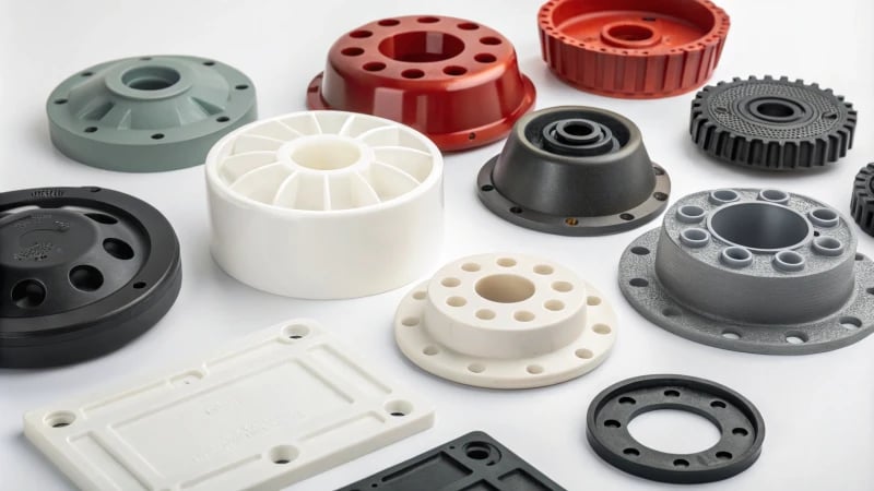 Comparison of compression molding and injection molding processes in an industrial setting