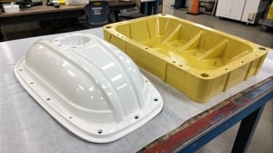 Comparison of injection molded and extruded parts with different surface finishes