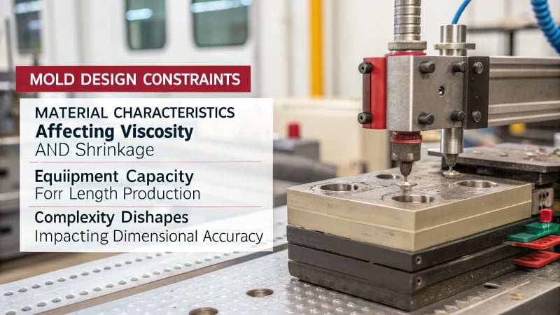 Diagram illustrating manufacturing width and thickness limits