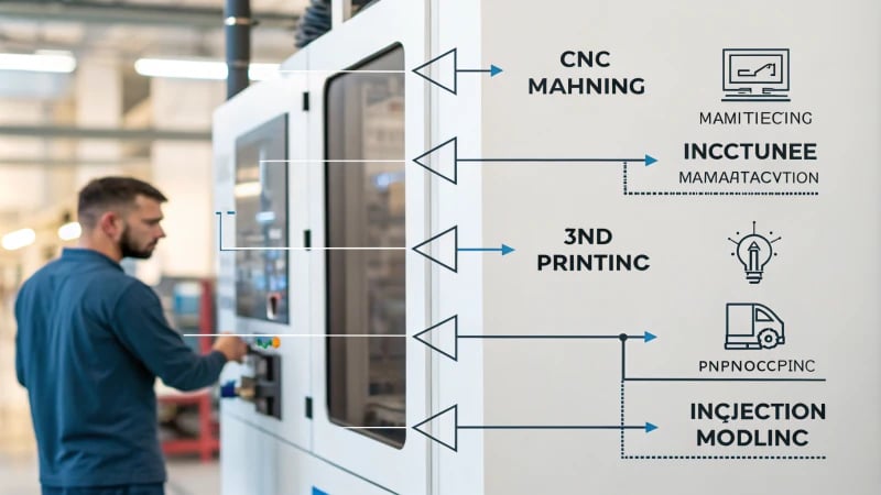 Flowchart of manufacturing processes