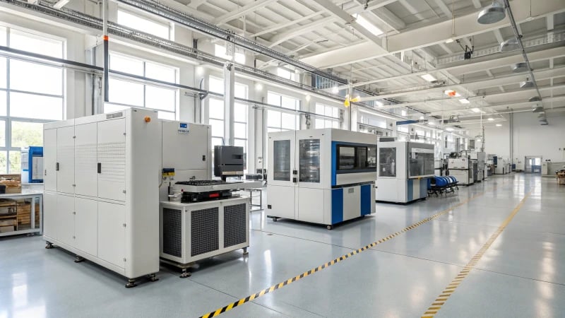 A modern manufacturing facility showcasing advanced cooling technologies.