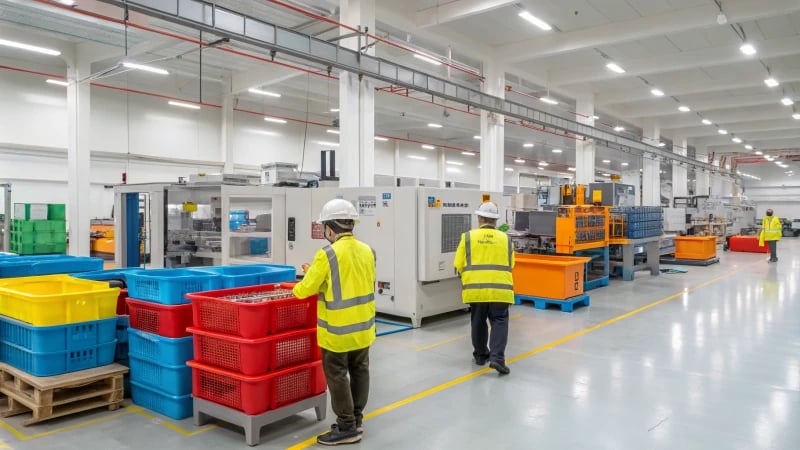 Infographic comparing compression molding and transfer molding processes