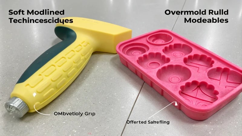 A visual comparison of toughness and brittleness with rubber bending and glass shattering.