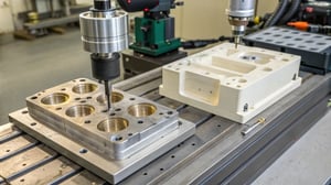 Comparison of overmolding and two-shot injection molding processes with realistic molded parts