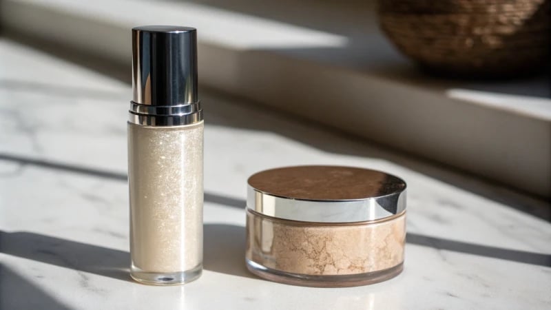 Comparison of two products with different molding finishes