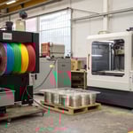 Industrial workshop showcasing rapid prototyping techniques